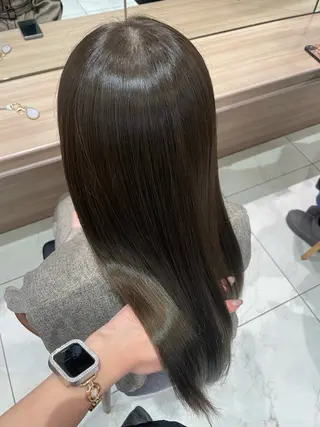 ロング カラー 🧸韓国/髪質改善 MOE🇰🇷🧸のヘアスタイル