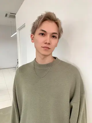ショート カラー メンズ YU KIのヘアスタイル