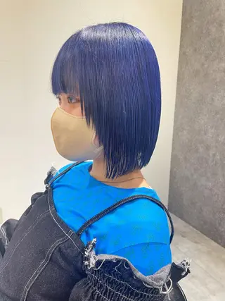 ショート カラー 田中大星 /ボブ 縮毛矯正のヘアスタイル