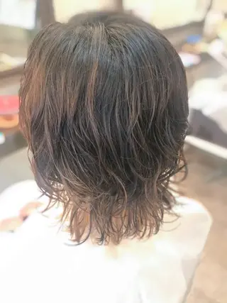ミディアム カラー ルービック 梅田茶屋町店のヘアスタイル