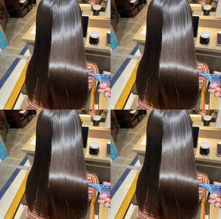 ロング カラー 髪質改善 /美髪矯正🫧ゆたかのヘアスタイル