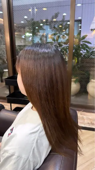 ロング 縮毛矯正&髪質改善/ きょうの🐺のヘアスタイル
