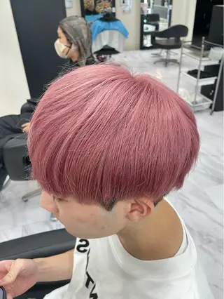 カラー メンズ 🐥くまがい💛 ダブルカラー／パーマのヘアスタイル