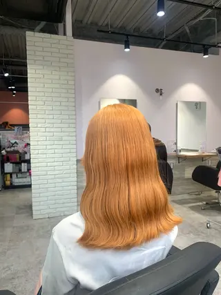 ミディアム shes茶屋町アリサ 🎀顔周り×韓国風のヘアスタイル