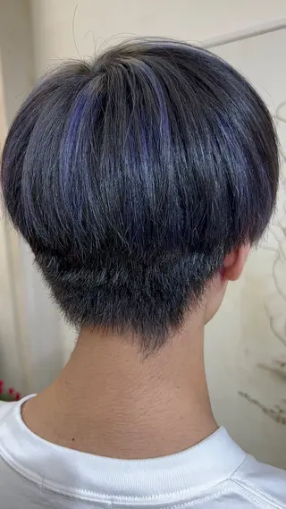 ショート カラー メンズ GRACE hair designing(グレイスヘアデザイニング)所属・大竹里旺 カットモデル募集中のヘアスタイル