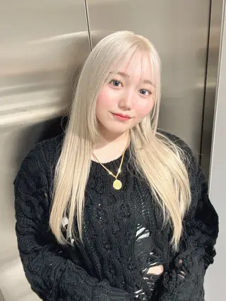 ロング カラー ヘアアレンジ 【代表】 たき〜のヘアスタイル