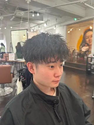 メンズ 名駅/艶カラー/原田 永遠のヘアスタイル