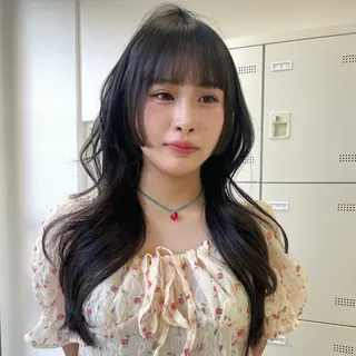 ロング MOE 福岡韓国ヘア✧︎のヘアスタイル