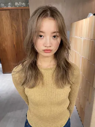 セミロング 森田 博樹のヘアスタイル