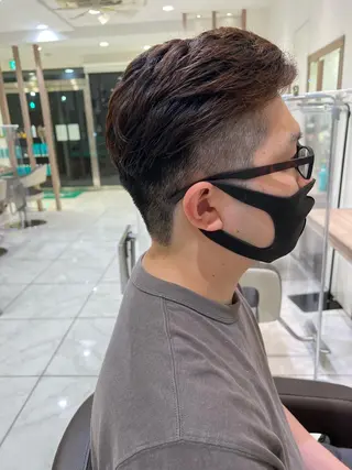 メンズ 顔周り/韓国レイヤー junkaのヘアスタイル