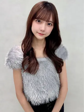 ロング カラー 🇰🇷韓国レイヤー 艶カラー／田川佑紀のヘアスタイル