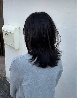 ミディアム カラー パーマ ヘアアレンジ 【ツヤ髪美容師】 ツダケイスケのヘアスタイル