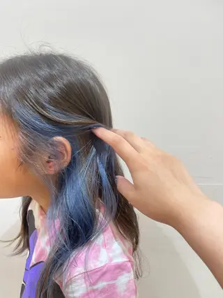 セミロング カラー 艶髪/似合わせカラー ️🫧りの️🫧のヘアスタイル