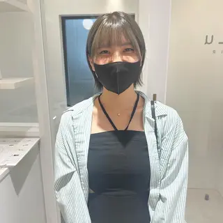 ショート カラー お洒落パーマ/ 艶カラー/michiのヘアスタイル