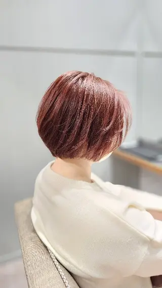 ショート カラー ヘアアレンジ ✨艶髪✖癒し✨🍀 miyazawaのヘアスタイル