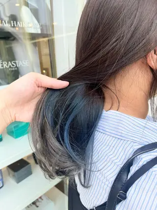 ロング カラー MIZUKI🫧ྀི 韓国ヘアAFLOATのヘアスタイル