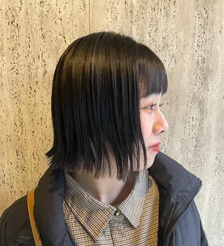 ショート カラー パーマ ヘアアレンジ ERINA/レイヤー /梅田のヘアスタイル