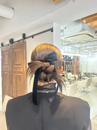 ロング ヘアアレンジ k-two🎀 難波美容室／サツキのヘアスタイル