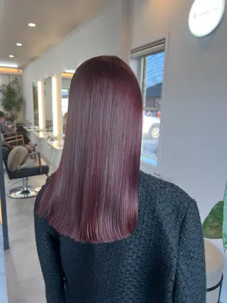 セミロング RIENS Xrea nanamiのヘアスタイル