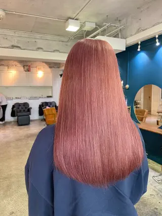 ロング カラー ヘアアレンジ 山崎 澪のヘアスタイル