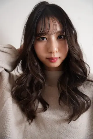 ロング _WHITE難波店[アンダーバーホワイト]所属・艶カラー/髪質改善 /韓国風/中村嘉秀のヘアスタイル