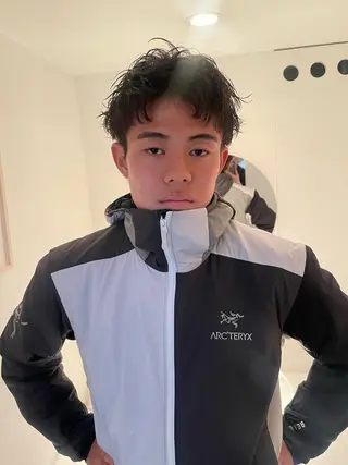 メンズ ボブ/レイヤー /河内温太のヘアスタイル