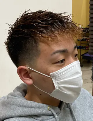 ショート Noisyle 北堀江店所属・プードルパーマ職人 SHUNのヘアスタイル