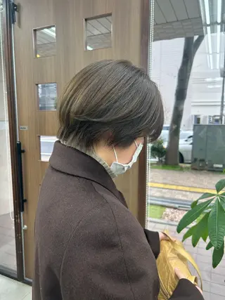 ショート ダブルカラー/韓国 ヘア/さわのあかねのヘアスタイル