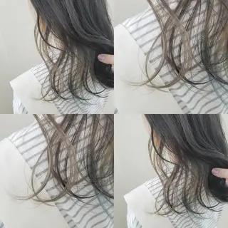 セミロング カラー レイヤーカット/ ウルフカット/大橋 のヘアスタイル