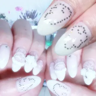 ネイル .꒰ঌtenten ໒꒱·̩͙．のネイルデザイン