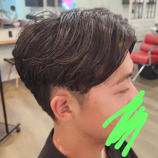 パーマ メンズ 🫟メンズパーマモデ ル募集中🫟✂藤原のヘアスタイル
