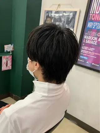 ミディアム メンズ lil所属・月館 怜奈のヘアスタイル