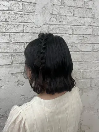 ヘアアレンジ ボブショート RINA🩰‎🤍のヘアスタイル