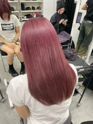 カラー ガーリー/暖色カラー 🎀MEARI🩰のヘアスタイル