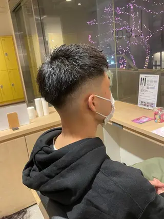 メンズ Le'a所属・渋谷/フェード/ 國分 翔のヘアスタイル