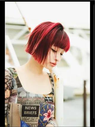 ショート カラー 🌫️縮毛矯正/髪質 改善/ゆずる🌫️のヘアスタイル