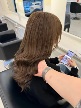 セミロング カラー ParveMix ♡白神みやびのヘアスタイル