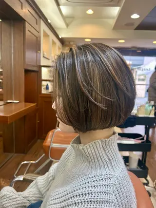 ショート カラー league所属・大八木 美咲のヘアスタイル