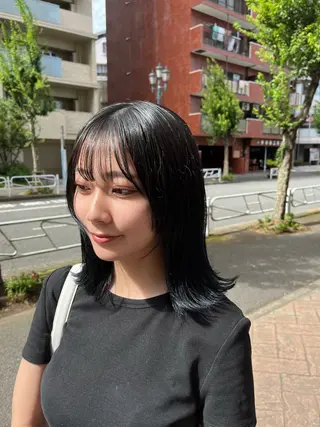 ミディアム カラー ROCCO east MIYOのヘアスタイル