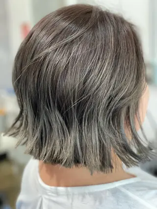 ミディアム カラー Snaly カラー特化ページのヘアスタイル