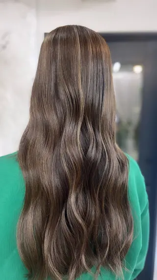 ロング カラー ハイトーン/ダブル カラー/akihoのヘアスタイル