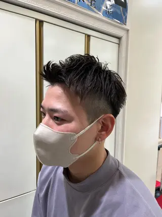 メンズ バレイヤージュ/ヘア アレンジ/shionのヘアスタイル