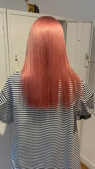 ロング カラー 🇰🇷ハイトーン× 韓国レイヤー레이어드のヘアスタイル