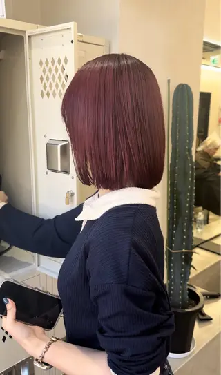 ミディアム カラー 髪質改善/レイヤー/ 艶髪🎀ayaneのヘアスタイル