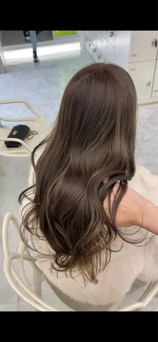 カラー 🤍透明感グレージュ オリーブ🤍RINのヘアスタイル