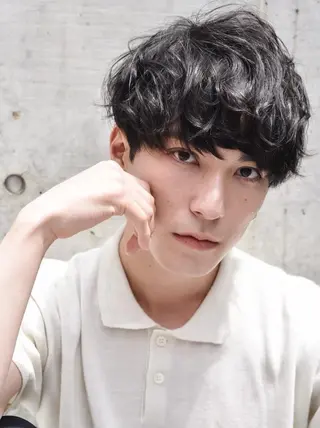 ショート メンズ パーマ 吉田聖 【メンズヘア特化】のヘアスタイル
