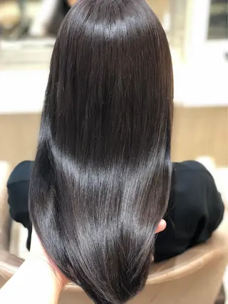 セミロング カラー ヘアアレンジ ⭐️柏木皇気ブリーチ ムラ修正/他店直しのヘアスタイル