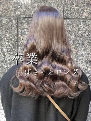 セミロング ダメージレス縮毛矯正 髪質改善【美冴】のヘアスタイル
