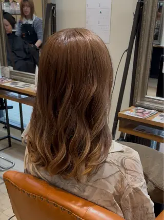 ミディアム みゆ/カラー モデル募集中🎀🤍のヘアスタイル