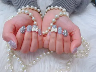 ネイル ネイルサロンAiri 長さ出し·シンプルのネイルデザイン